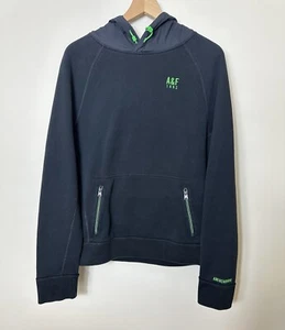 Abercrombie & Fitch Muscle Blue Hoodie MEN SIZE LARGE Active Jacket - Picture 1 of 10