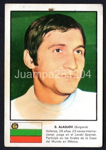 STEFAN ALADJOV - BULGARIA ASES MUNDIAL FUTBOL 74 DISGRA FHER 1974 NUNCA PEGADO - Picture 1 of 3