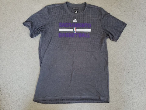 Sacramento Kings Adidas Aeroknit Shirt Gray XL Cover