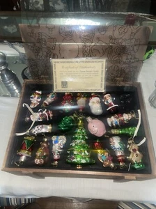 Thomas Pacconi Classics 36 Pc. Set 2003, Blown Glass in Original Wood Crate - Picture 1 of 21