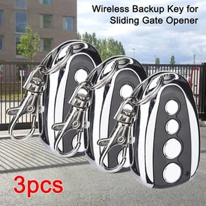 Automatic Motor Remote Kit Chain 1400lbs Sliding Electric Gate Opener Set of 3 - Picture 1 of 9