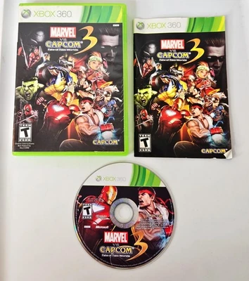 Marvel vs. Capcom 3 Fate of Two Worlds Xbox 360 Complete CIB TESTED -GOOD- VG2 - Image 1 of 4