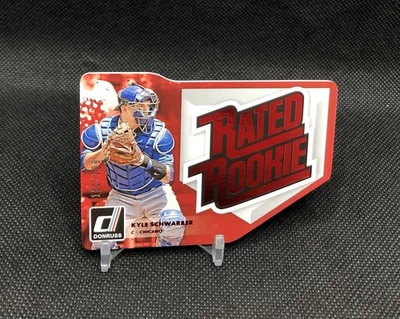 Tarjeta de novato Donruss Kyle Schwarber 2016 clasificación de novato/299 rojo troquelado SP #RRDC3 Foto 1 de 4