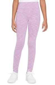 Nike Dri-fit One Big Kids girlsTraining Leggings In Purple Size L - Picture 1 of 1