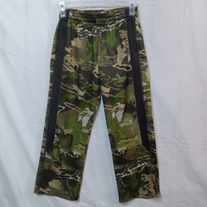 EUC Boys Under Armour STORM Coldgear Sweatpants Camo Youth Small (S) Loose Fit - Picture 1 of 11