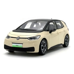 1:18 VW Volkswagen ID3 ID.3 Milk Tea White 2025 Light up Diecast Metal Model Car - Picture 1 of 13