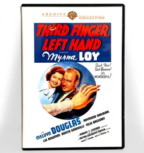 Third Finger, Left Hand (DVD, 1940, Warner Archives) Like New ! Myrna Loy - Foto 1 di 3