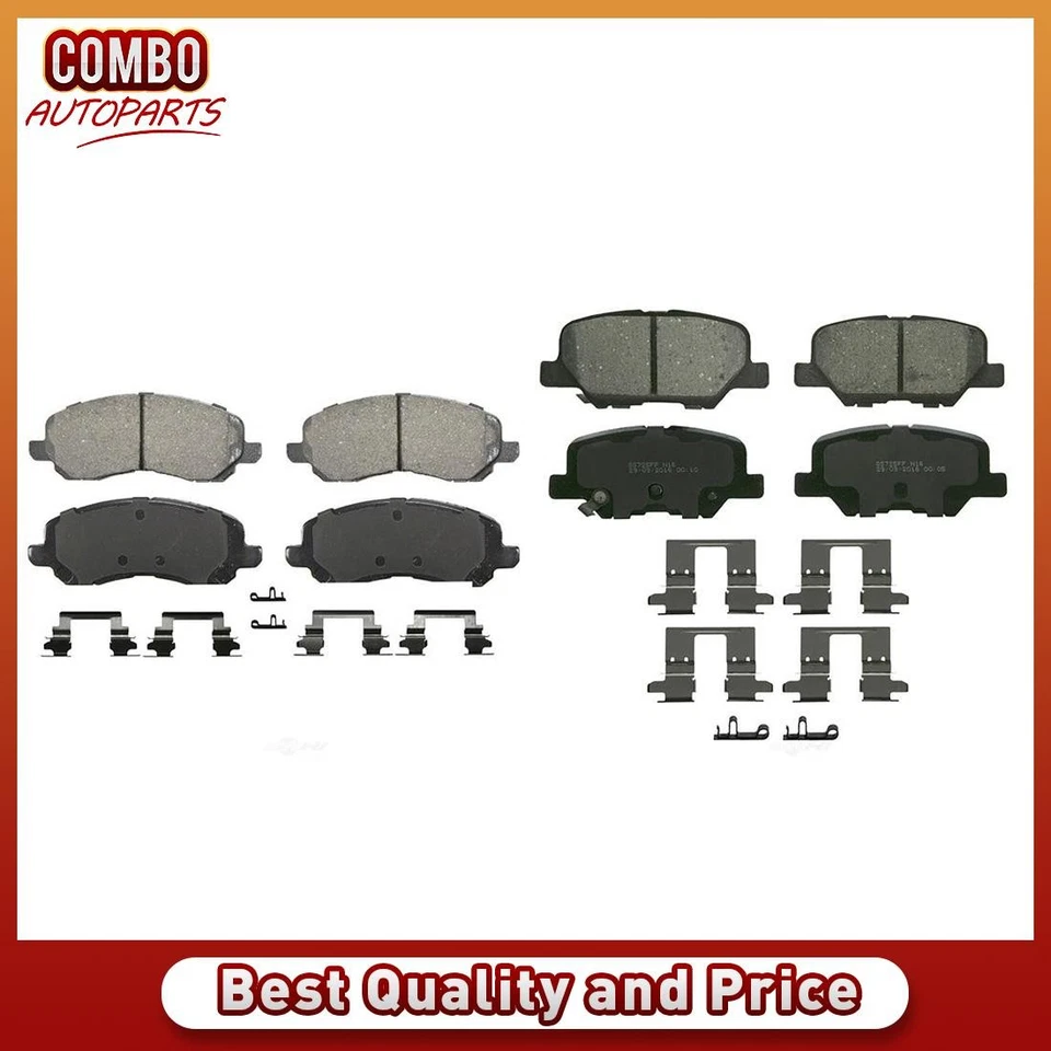 Juego de pastillas de freno de disco delanteras traseras para Mitsubishi Outlander 2014-2016 Foto 1 de 4