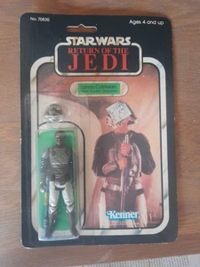 star wars vintage kenner LANDO CALRISSIAN SKIFF GUARD ROTJ 65 BACK MOC - Imagen 1 de 8