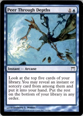 Champions of Kamigawa #78 Peer Through Depths - Image 1 of 2