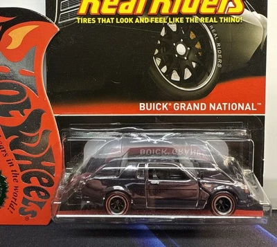 Hot Wheels BUICK GRAND NATIONAL Premium RLC Club Real Riders Redline Foto 1 de 4