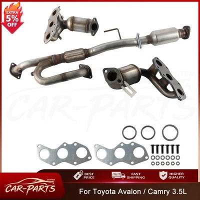 All Three Catalytic Converter Set For 2007-2017 Lexus ES350 Toyota Camry 3.5L V6 - Изображение 1 из 4