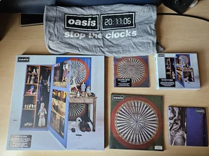 Oasis 2006 Stop the Clocks 3x LP Boxset + 3xCD + 2x Promo CD + Vinyl/CD EP +more - Picture 1 of 24