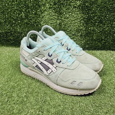 Zapatillas deportivas Asics Gel-Lyte III 3 azul tinte verde azulado copo de nieve blancas para mujer 8 Foto 1 de 4