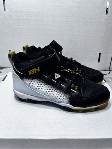 Under Armour Harper 6 Mid Baseball Herrenschuh schwarz/weiß Größe 8,5 - Bild 1 von 7