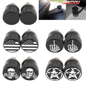 2X Seat Bolt Black CNC Billet Rear Mounting Screws For Harley Touring Sportster - Picture 1 of 17