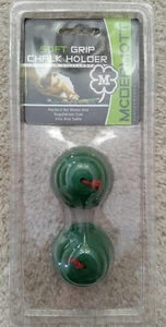 2 Pack, Soft Grip Pool Cue Chalk Holder w/ String To Attach To Table, McDermott - Picture 1 of 2