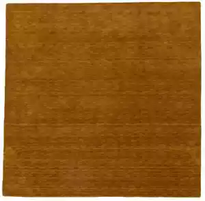 Orange Solid and-Loomed 6X6 Gabbeh Wool Square Rug Oriental Home Decor Carpet - Picture 1 of 14