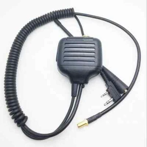 Pro Shoulder Speaker Mic z anteną do radia KENWOOD WOUXUN HYT BAOFENG 5R - Zdjęcie 1 z 6