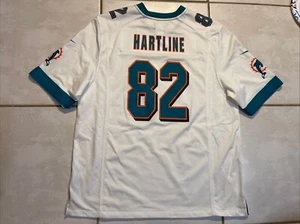 Camiseta deportiva Nike Miami Dolphins Brian Hartline blanca NFL para hombre XL - Imagen 1 de 10