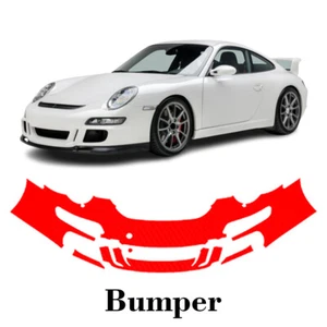 Front bumper PreCut PPF Paint Protection Film For Porsche 911 GT3 2006-2008 - Picture 1 of 7