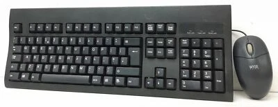 KU-8933 USB Keyboard with Black USB Keyboard with Logitech M-SBN96 PS/2 Mouse - Image 1 of 4