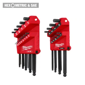 MILWAUKEE Ball End Sae/Metric L- Key Set (22-Piece) - Picture 1 of 9