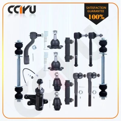14PCS Suspension Kit Ball Joint Tie Rod End for 1995-1999 Chevrolet K1500/K2500 Foto 1 de 4