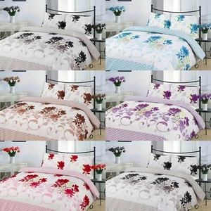 REVERSABEL PRINTED DUVET COVER QUILT COVER SET WITH PILLOW CASES ( Bethany NZ) - Picture 1 of 9