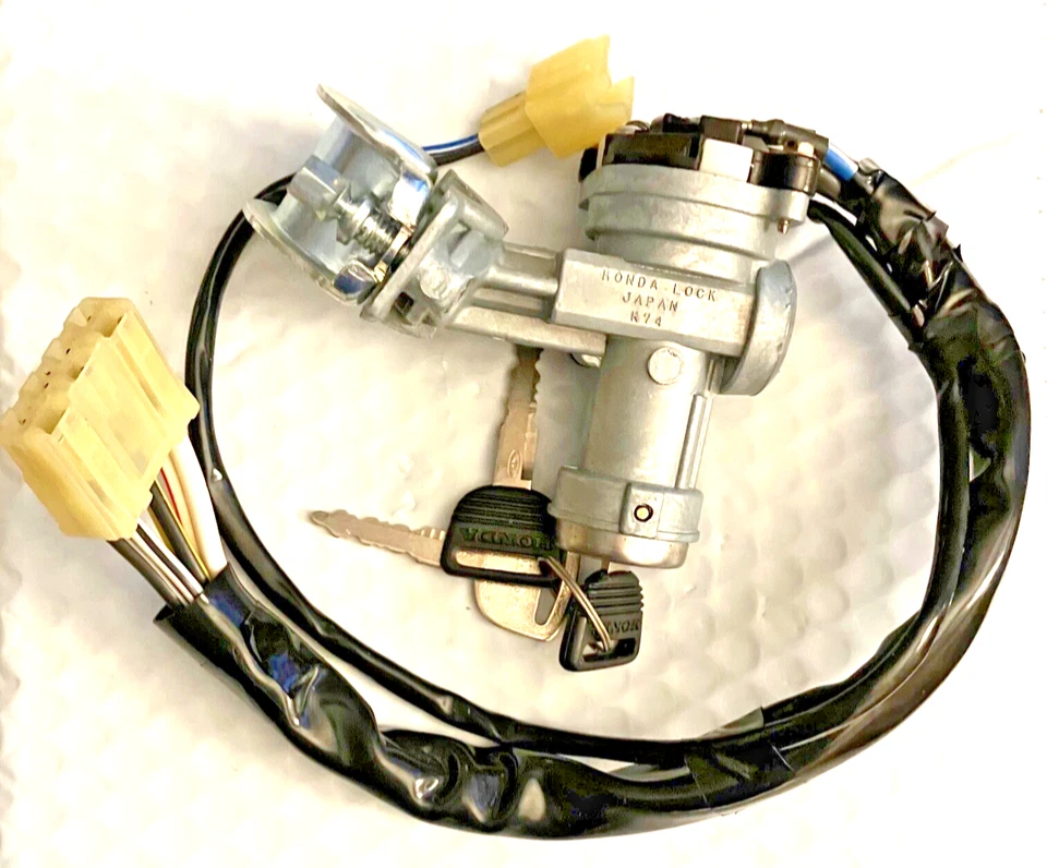 1986-1989 Accord подлинный Honda K74 зажигания и ключ асси замок переключатель последний везде - Изображение 1 из 4