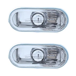 VW Polo 9N 2002-2005 Crystal Clear Side Indicator Repeaters Pair Left & Right - Picture 1 of 2