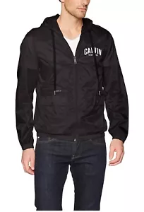 Calvin Klein Jeans, Team CK Hoodie Windbreaker Jacket w Logo | Size XL - Picture 1 of 4