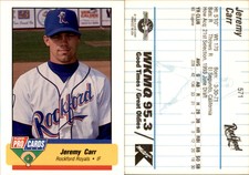 Jeremy Carr 1994 Fleer ProCards #571 Card *AutographDen*