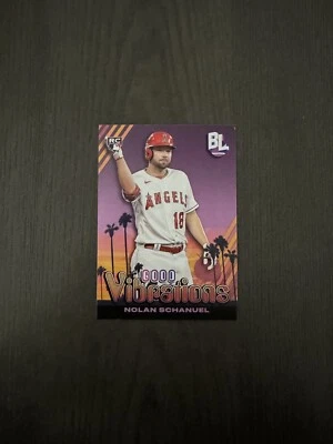 2024 Topps Big League Good Vibrations Insert #GV-21 NOLAN SCHANUEL Baseball Card - Image 1 of 4