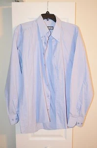 Herrenhemd mit Knopfleiste blau Größe XL UVP $ 60 - Bild 1 von 3