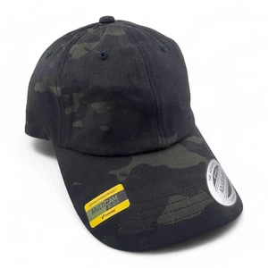Cappello papà ufficiale multicam nero mimetico regolabile Yupoong OSFA - Foto 1 di 5