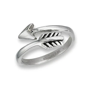 Open Adjustable Shooting Arrow Thumb Ring New Stainless Steel Band Sizes 5-10 - Picture 1 of 4