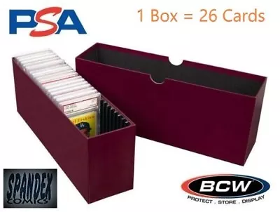 BCW Slotted Graded Card Box  26 PSA, CSG, CGC & graded card slabs Storage Case - Image 1 of 4