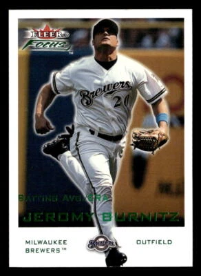 2001 Fleer Focus #38 Jeromy Burnitz 绿色 #/232 — 第 1/2 张图片