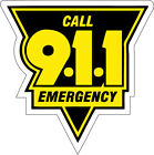 Call 911 Emergency Vinyl Sticker / Printed Decal
