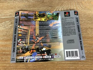 Crash Team Racing CTR - Sony PlayStation One PS1 solo intarsio posteriore - Foto 1 di 1