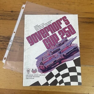 Vintage 1975 Governors Cup 250 Wis. State Fair Speedway Auto Racing Program - Picture 1 of 4