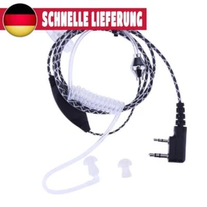 2-Pin Luft akustische Rohr Ohrhörer Kopfhörer für Radio Kenwood Walkie Talkie - Zdjęcie 1 z 10
