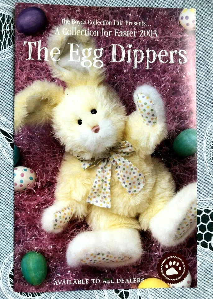 ENESCO 2003 SPRING/EASTER BOYDS THE EGG DIPPERS COLLECTION BROCHURE/BOOKLET