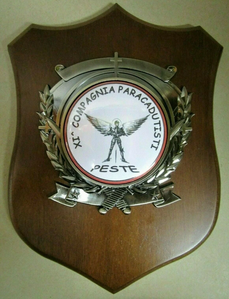 Crest "11^ COMPAGNIA PESTE - 186° REGGIMENTO PARACADUTISTI FOLGORE" - (Rarità) - Immagine 1 di 1