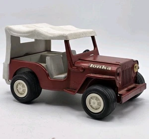 Tonka Toy, Willy's Jeep Die-Cast Metalw/ Removable Top Vtg 1970's  - Picture 1 of 8