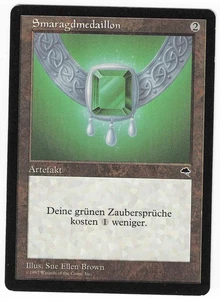 ►Magic-Style◄ MTG - Emerald Medallion German Tempest Charlie Brown MISPRINT Good - Picture 1 of 2