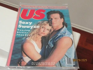 US Magazine , Feb. 22, 1988 , Patrick Swayze and Wife Lisa Niemi - Picture 1 of 1