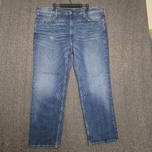 Levis 559 Jeans Mens 44x32 (Meas 42x30) Blue Straight Leg Relaxed Fit Med Wash - Picture 1 of 12
