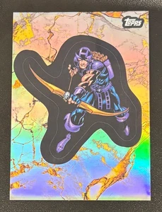 2025 TOPPS MARVEL COMIC BOOK HEROES REFRACTOR THE 2000'S HAWKEYE CARD #70 - Bild 1 von 2